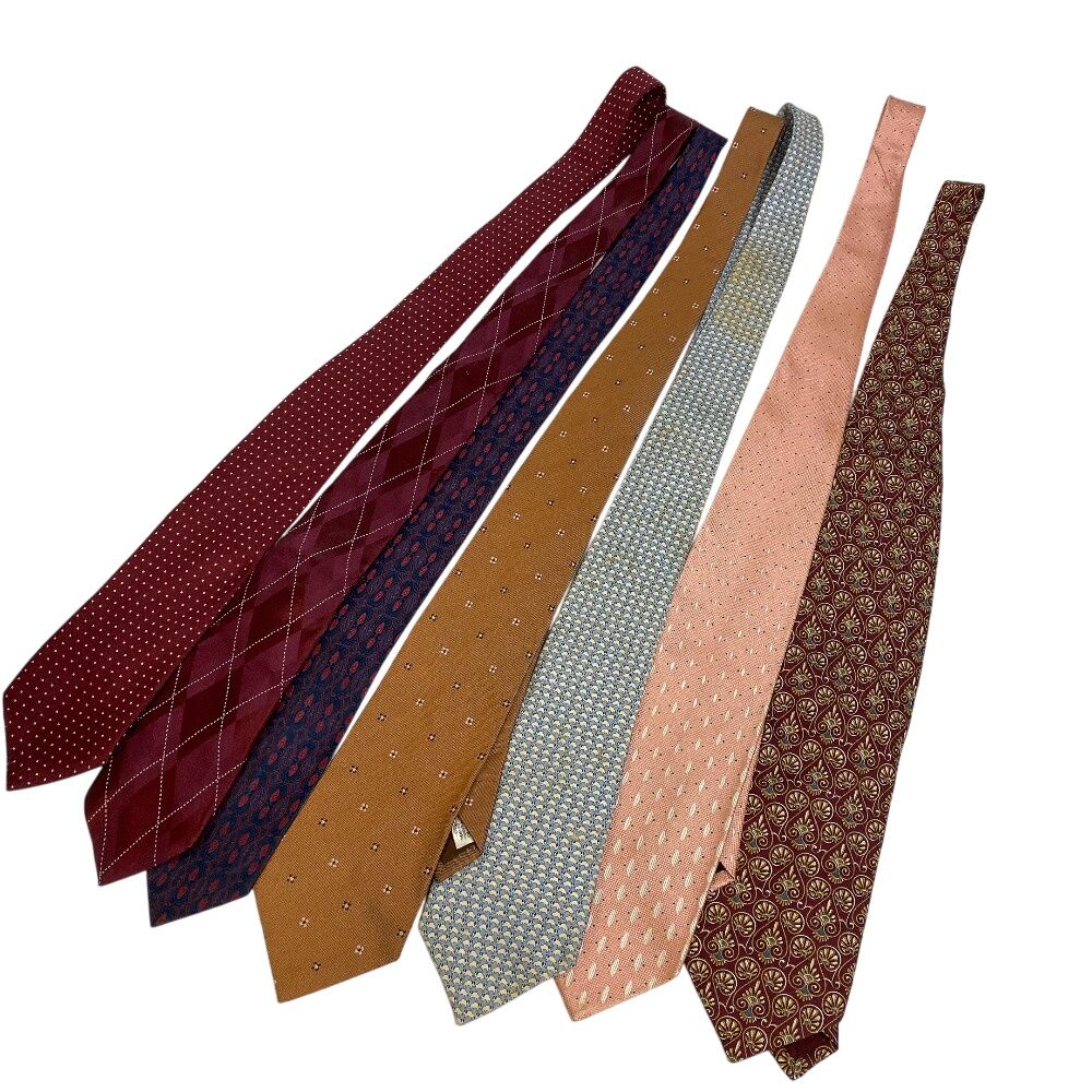 HERMESエルメス フェラガモ イヴサンローラン 他 ブランドネクタイ 21