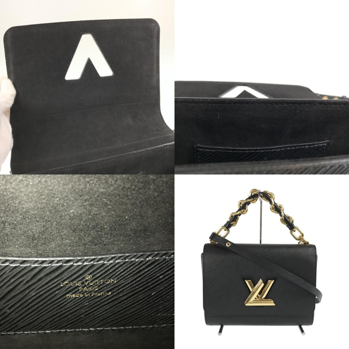 ルイ・ヴィトン LOUIS VUITTON エピ ツイストMM M21772 ブラック ゴールド レザー ハンドバッグ fsk【中古】 - メルカリ