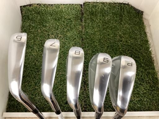 テーラーメイド Taylor Made P 8CB 2025 5S アイアンセット IR NS PRO MODUS3 TOUR105 フレックスS メンズ 男性用 右利き 右用 Aランク ゴルフクラブ