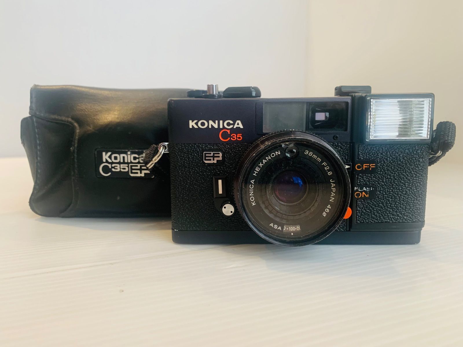 完動品】フィルムカメラ Konica C35 EF ピッカリコニカ - メルカリ