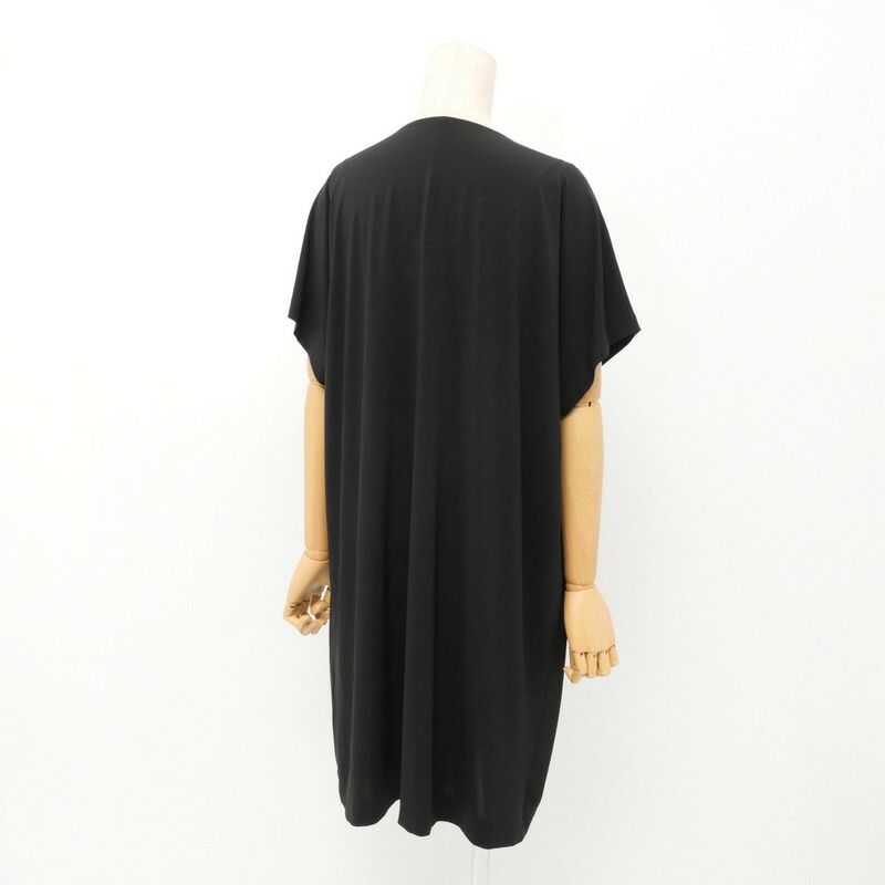 □美品□ISSEY MIYAKE イッセイミヤケ ワンピース サイズ2 襟ドレープ 