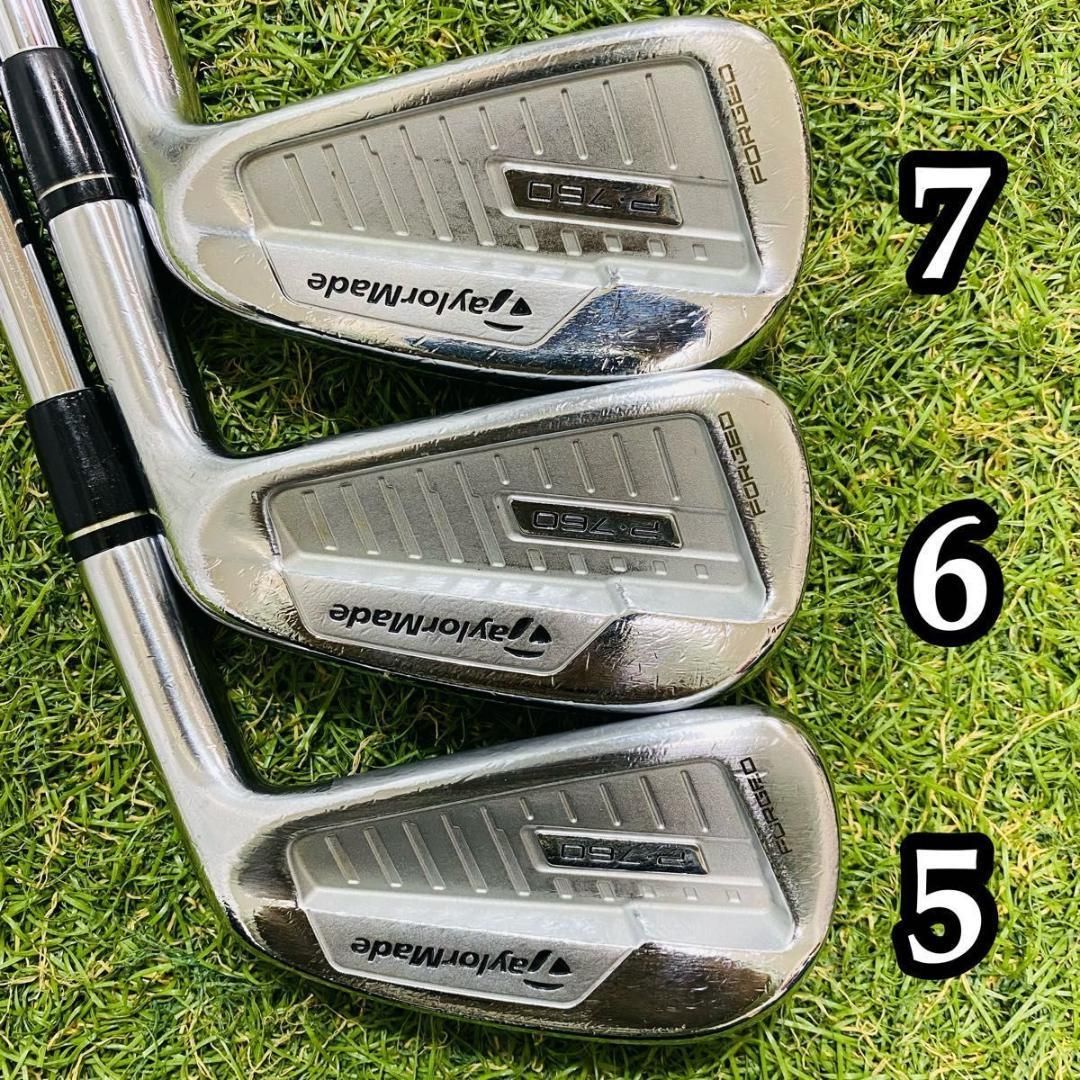 大人気モデル】名器 テーラーメイド P760 メンズアイアンセット