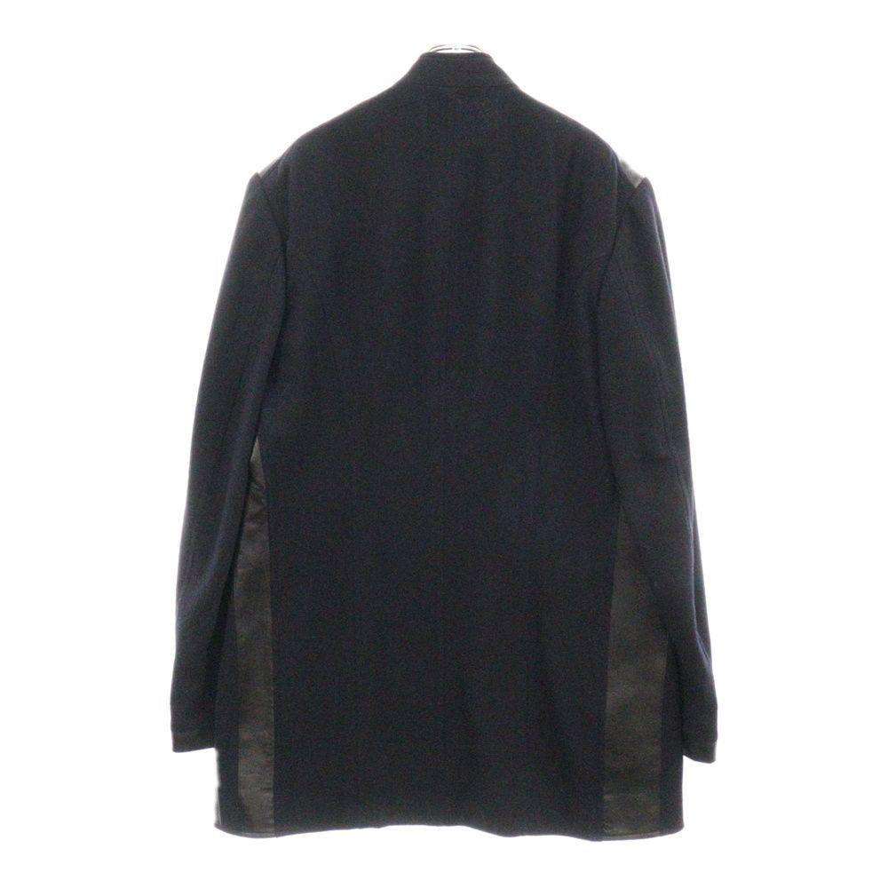 【美品　希少サイズ】レオナール　ウールコート　裏地総柄　トリム　ロゴ　カシミヤ 美品 希少サイズ】レオナール ウールコート 裏地総柄 トリム