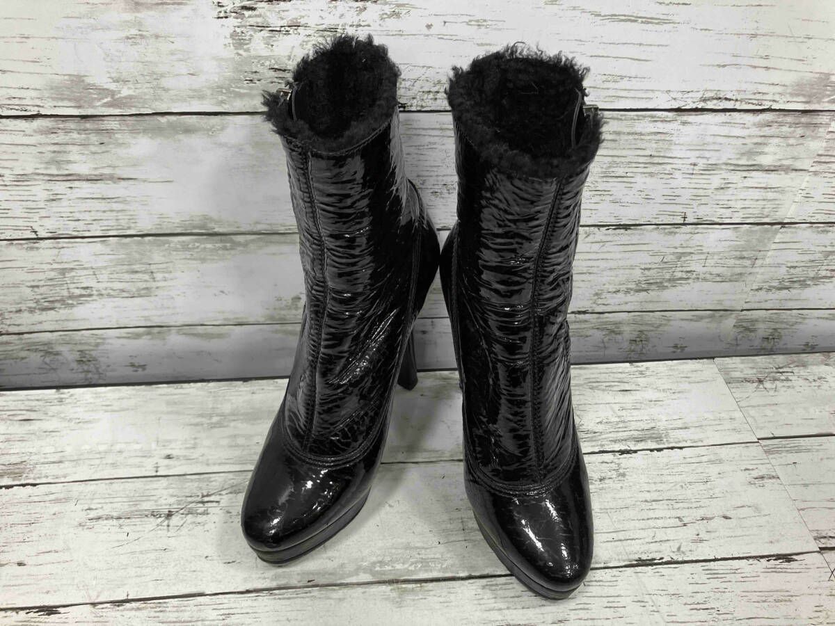 JIMMY CHOO ジミーチュウ ショートブーツ エナメル レディース サイズ