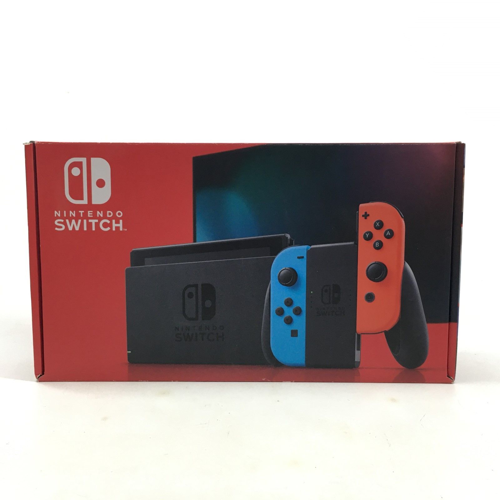 Switch 本体 美品 01w-4333 〇 動作確認済み Nintendo Switch本体 XKJ Joy-Con(L)ネオン