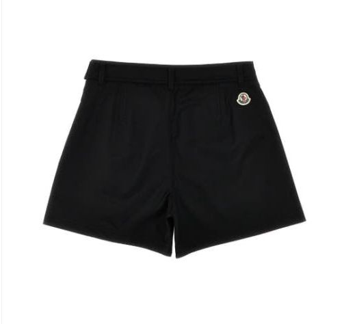 MONCLER モンクレール キッズ ロゴワッペン 女の子 ハーフパンツ ショーツ バミューダ