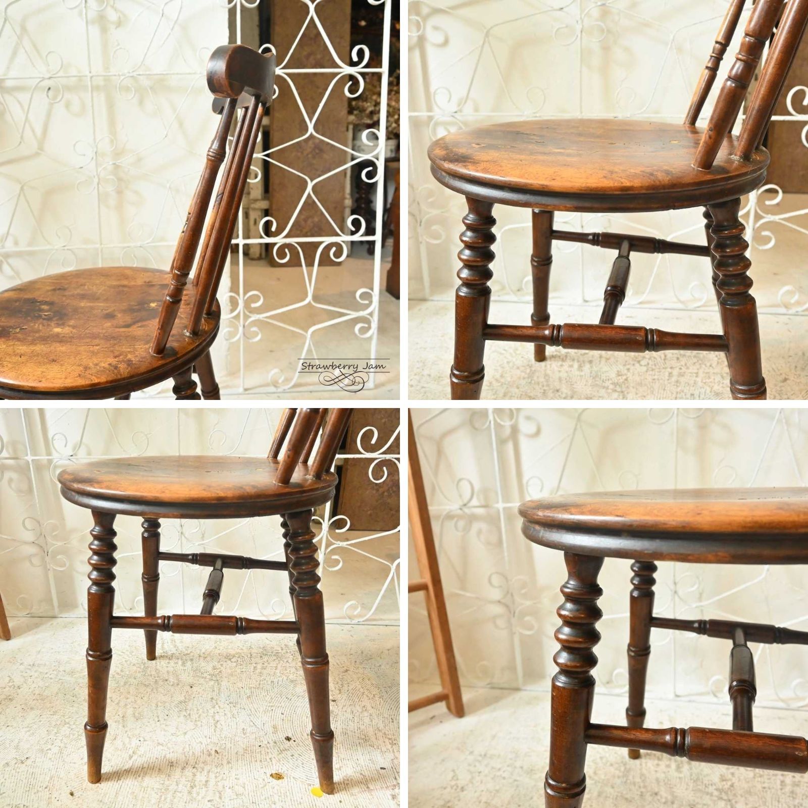 L3705-1-3 英国アンティーク ウィンザーチェア ダイニングチェア チェア