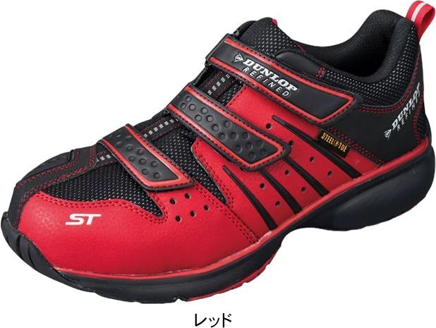 JIS】青木安全靴 ATENEO ZR-21RB ベロア×ベロア レッド×ブラック 商品