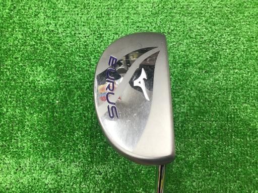 MIZUNO - ◎◎MIZUNO ミズノ EURUS ユーラス パター レディース 32インチ ヘッドカバー付 中古】 ミズノ EURUS 32インチ レディース パター PT スチール