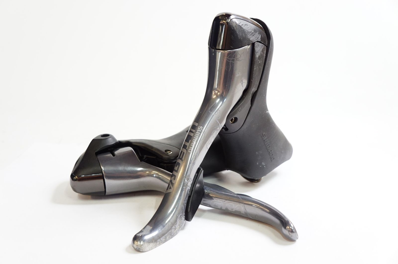 Shimano Ultegra シフター ST-6600 アルテグラ6600 シフトレバー他2点 訳あり SHIMANO ULTEGRA ST-6600