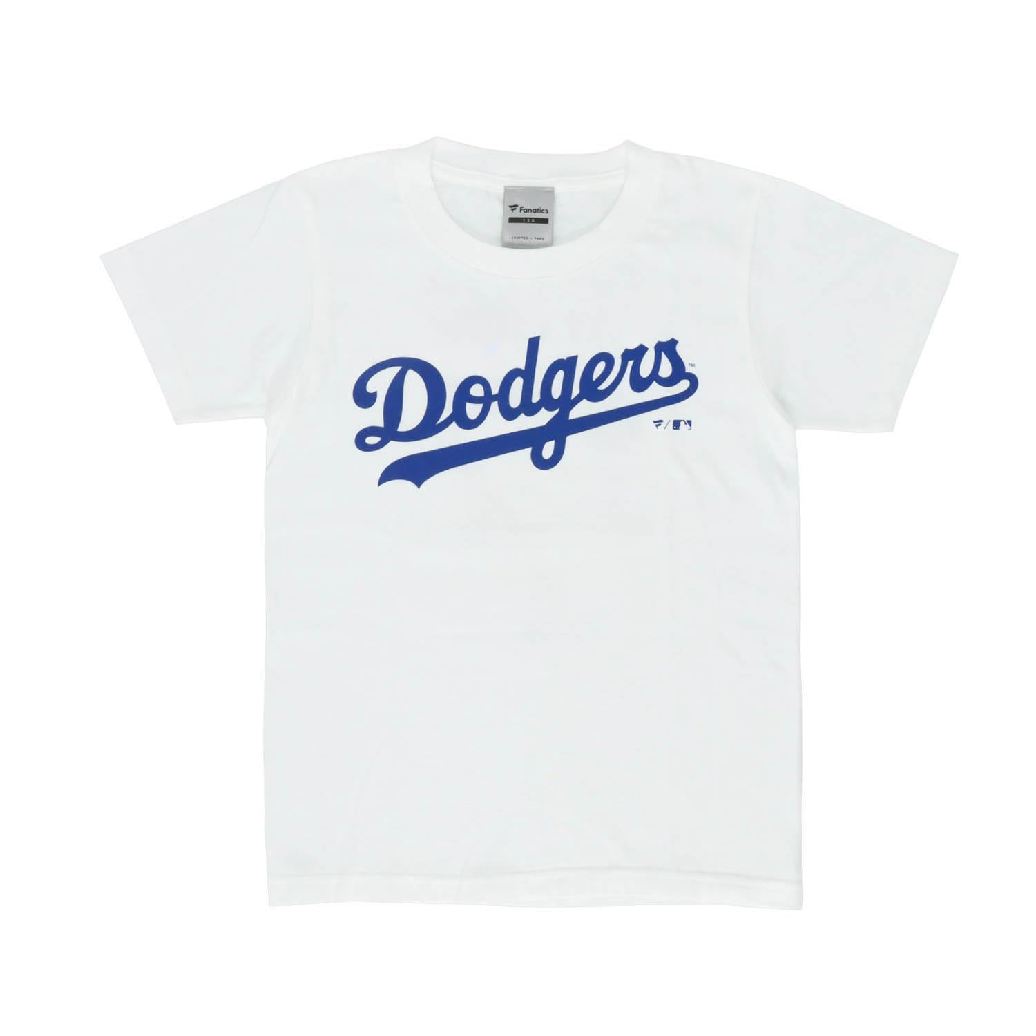 Size 150_Color ホワイト ファナティクス 半袖シャツ MLB JERSEYLOGO 大谷 N-N YOUTH TEE キッズ WHITE