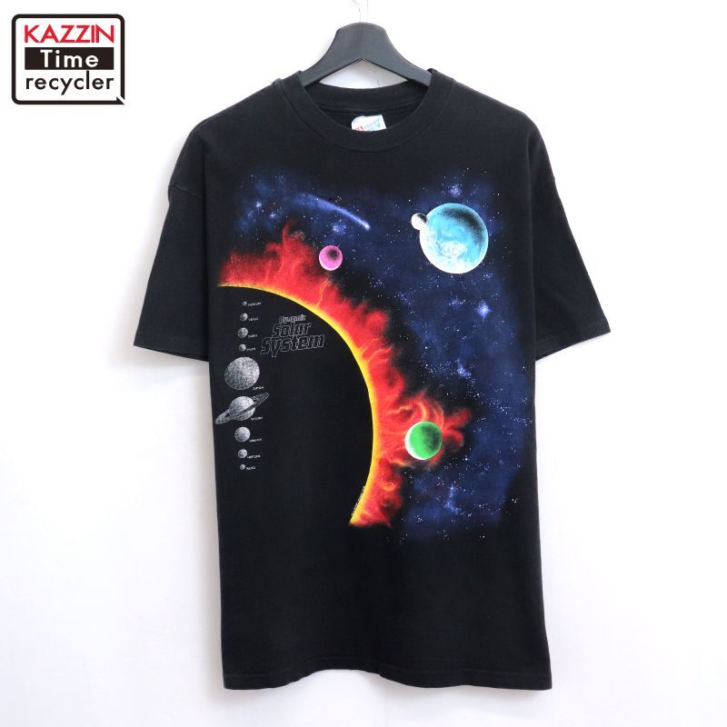 90s Hanes USA製 Solar System 宇宙 太陽系 Tシャツ 90s USA製 vintage Hanes 宇宙 太陽系 solar system 半袖Tシャツ