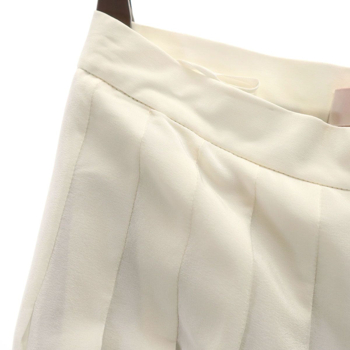 クライマックスチケット VALENTINO/プリーツスカート ホワイト ＃38 中古A1 AP-64061