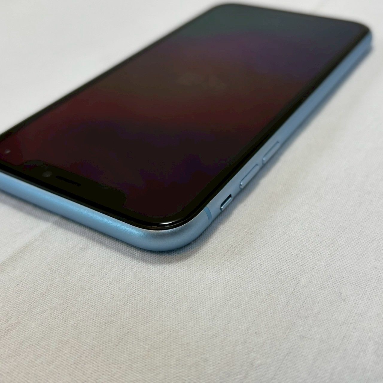 美品】【即使用可】iPhone XR ブルー 64GB バッテリー81％/No,414