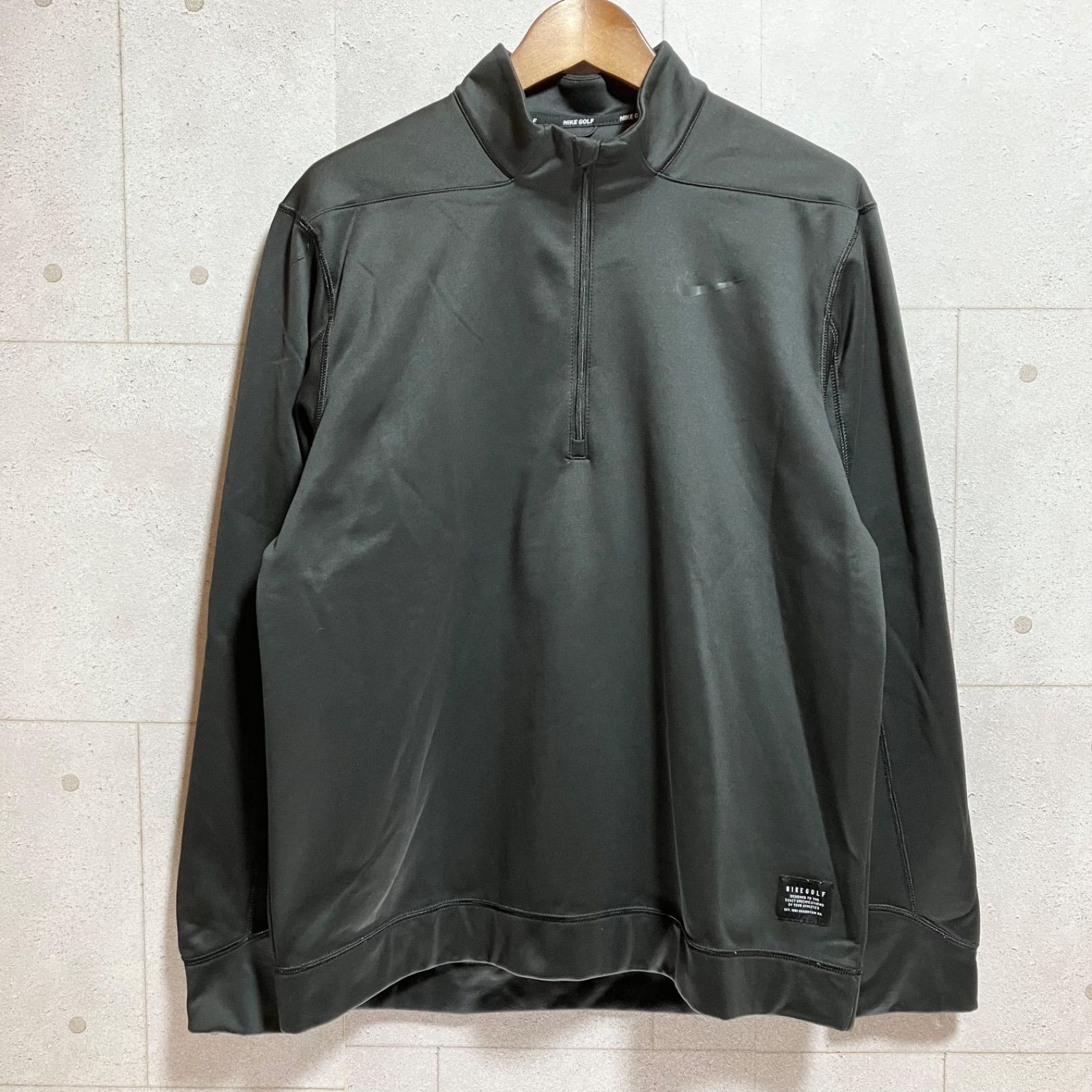 NIKE GOLF (ナイキゴルフ) ハーフジッププルオーバー ブラック サイズ:M