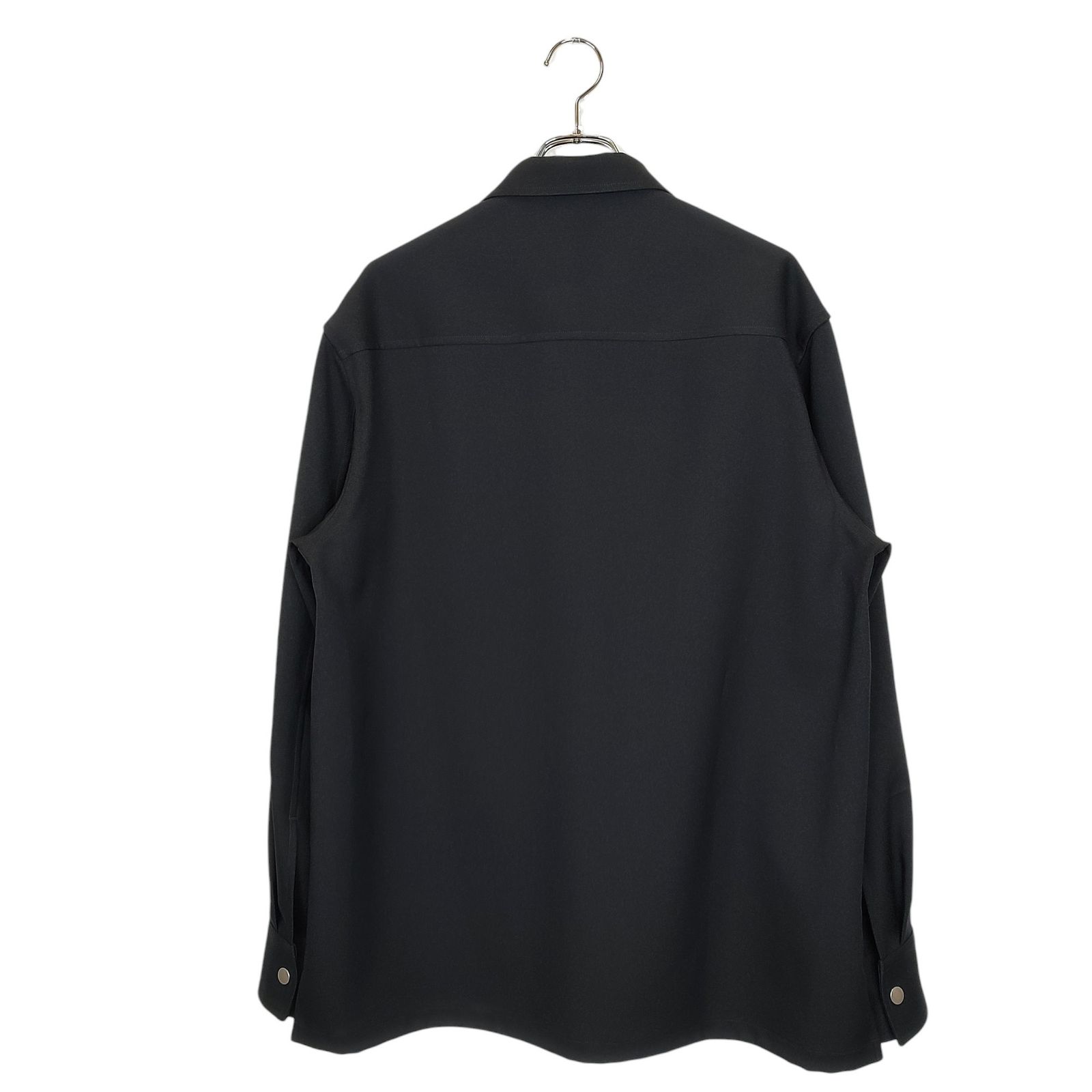 JIL SANDER 24SS ジップアップシャツBLACK 美品 Jil Sander ジップアップ シャツ | ブラック | FARFETCH JP