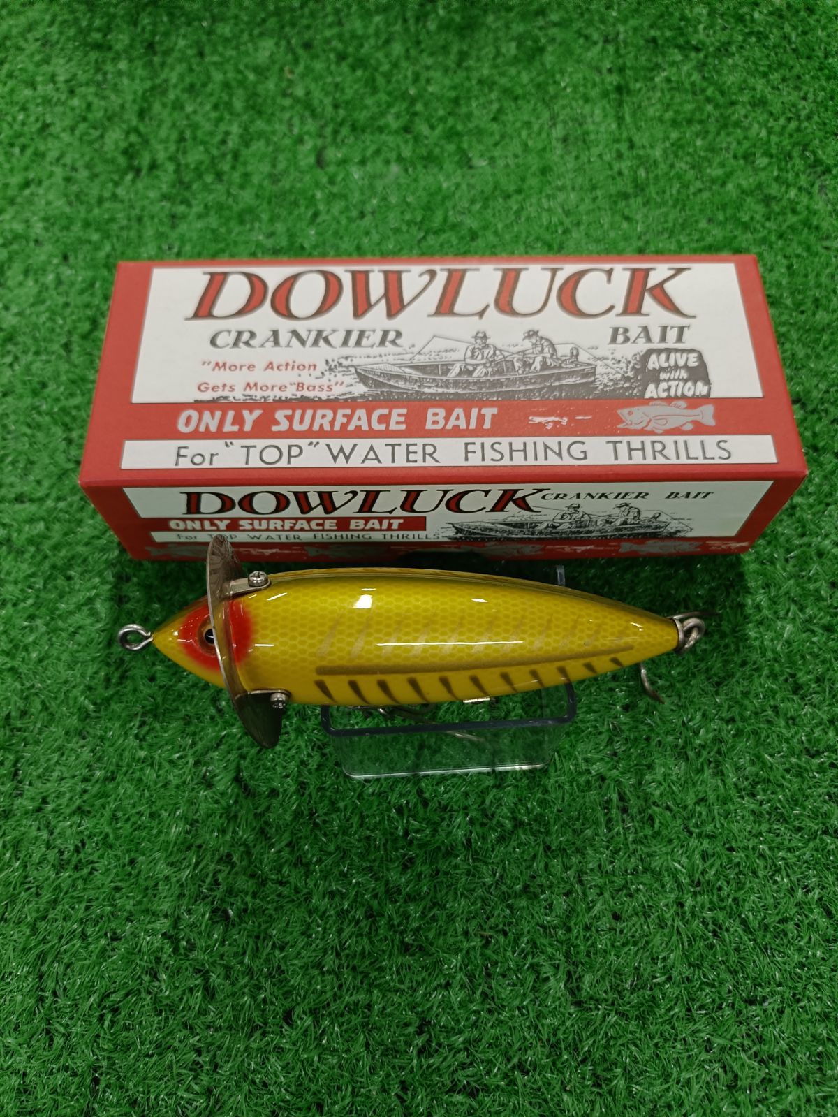 道楽　DOWLUCK　シャンプーハット① 美品】Dowluck道楽 ルアー シャンプーハット ダディ 箱付き