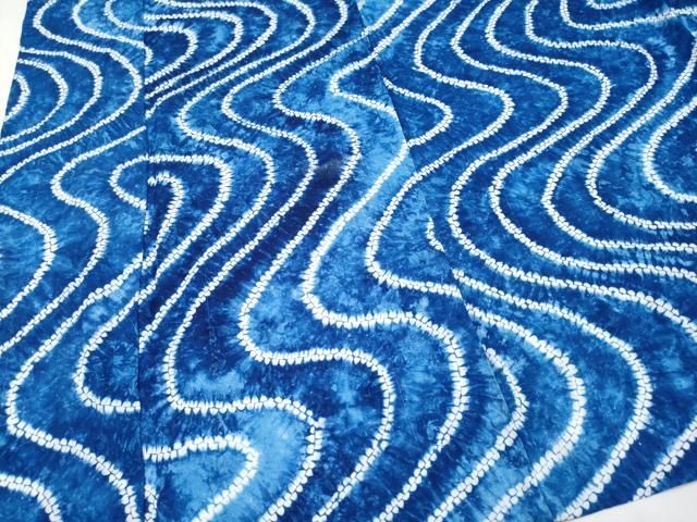 有松鳴海絞り 流水文