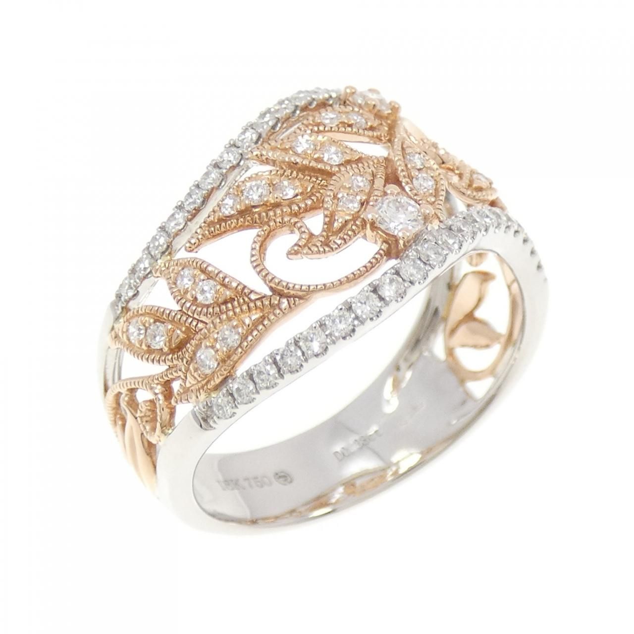 750PG ダイヤモンド リング | BOUCHERON 【ブシュロン】750PG/WG 