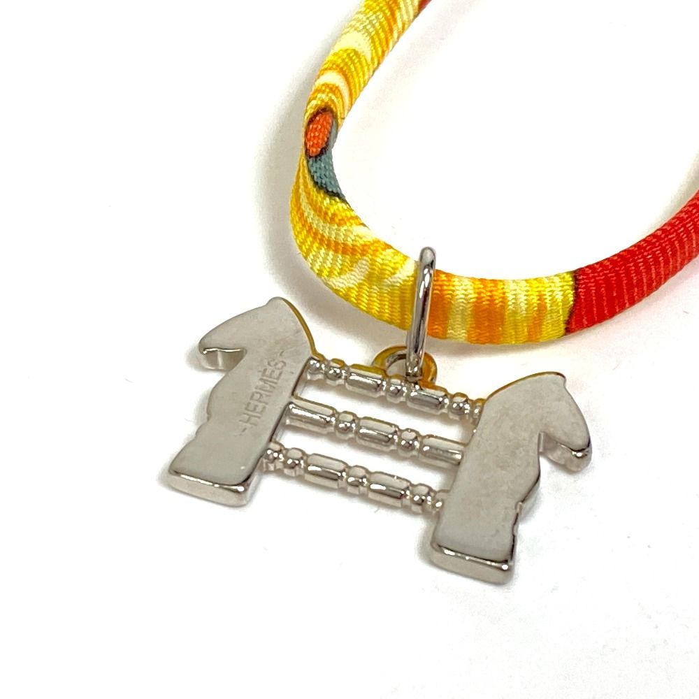 【美品】HERMES エルメス トゥールビヨン ホースヘッド ネックレス HERMES - 極美品☆HERMES エルメス トゥールビヨン シルク