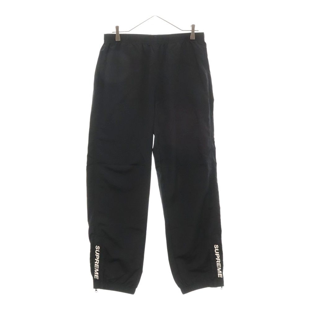 SUPREME (シュプリーム) 21SS Warm Up Pant ロゴ ウォームアップパンツ ナイロンパンツ ブラック