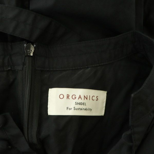 スナイデル snidel ORGANICS 21SS フリルスリーブオールインワン