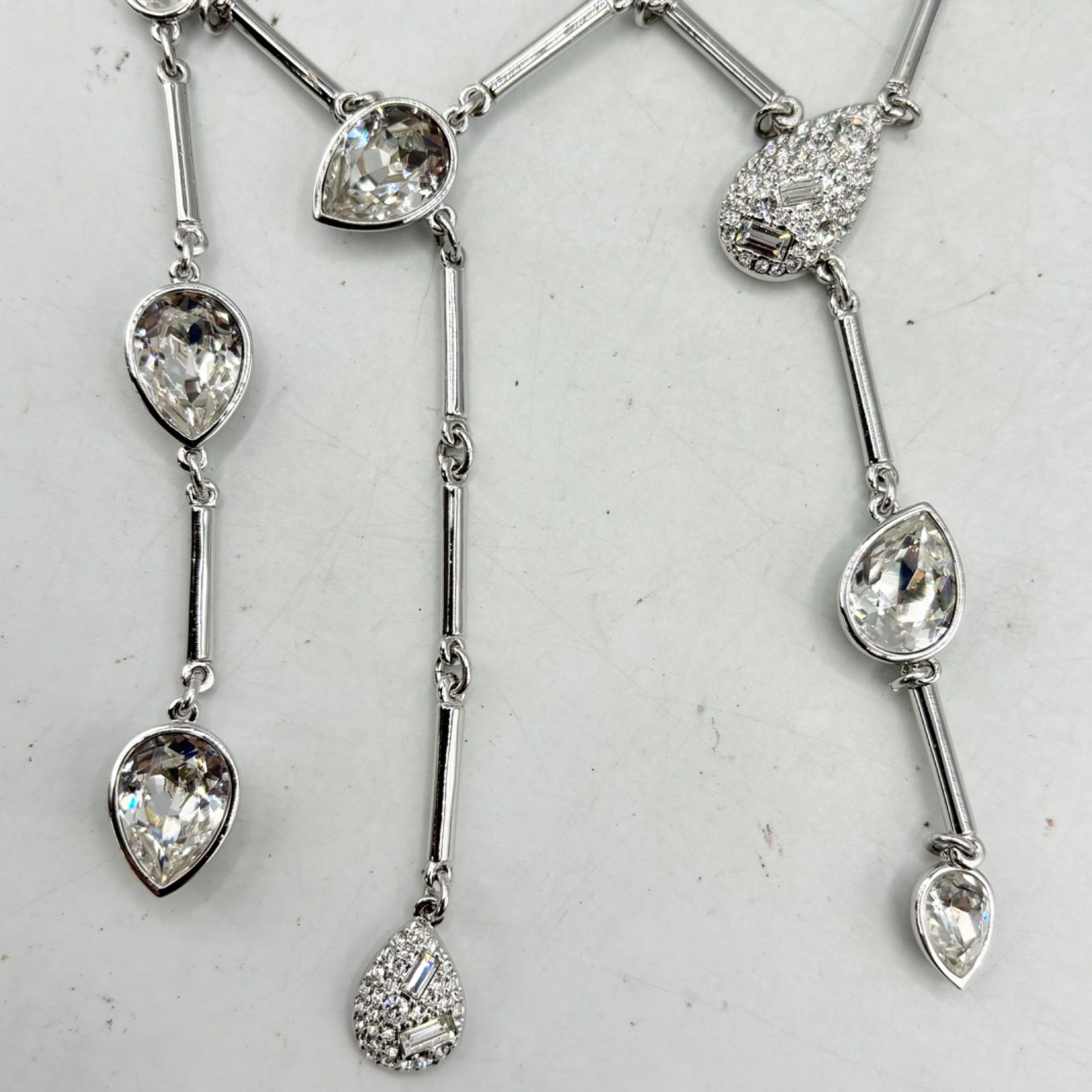 SWAROVSKI スワロフスキー 未使用 クリスタル ティアドロップ 