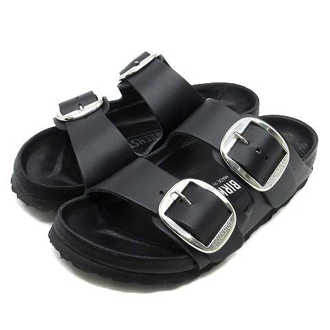 ビルケンシュトック BIRKENSTOCK ユナイテッドアローズ 別注 アリゾナ ビッグバックル ARIZONA BIG BUCKLE レザー サンダル ブラック 黒 35 約22.5cm