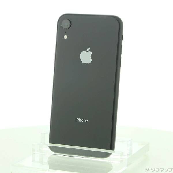 〔 〕iPhoneXR 128GB ブラック MH7T3J A SIMフリー 258