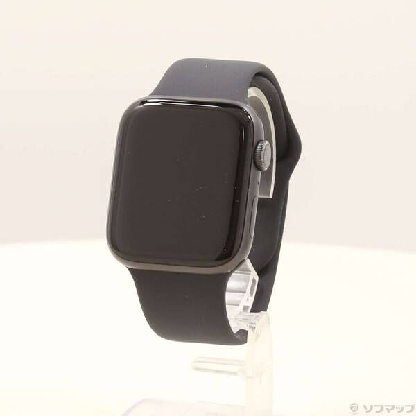 〔 品〕 Apple Watch Series 5 GPS 44mm スペースグレイアルミニウムケース ブラックスポーツバンド 349