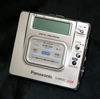 Panasonic パナソニック MDLP対応 ポータブル MD レコーダー SJ-MR240