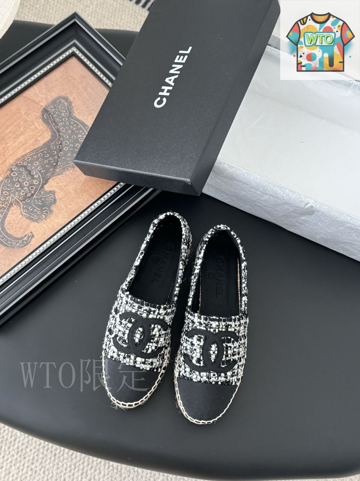 お洒落なヘリンボーン柄♪【 CHANEL 】シャネル エスパドリーユ お洒落なヘリンボーン柄♪【 CHANEL 】シャネル エスパドリーユ