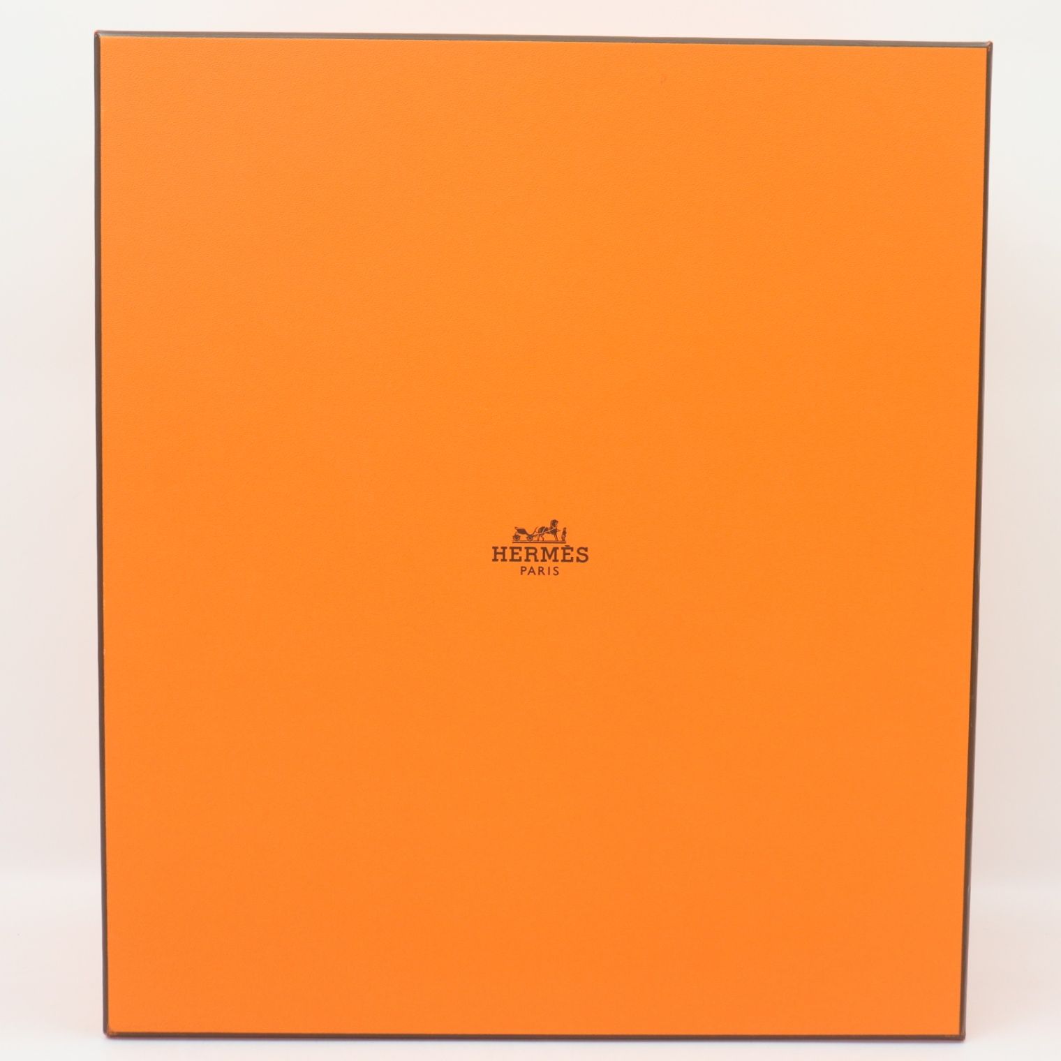 ITOUUP2TITF0 HERMES エルメス バーキン25 箱 1497□ 空き箱 ボックス リボン オレンジ ロゴ マーク バッグ用 インテリア