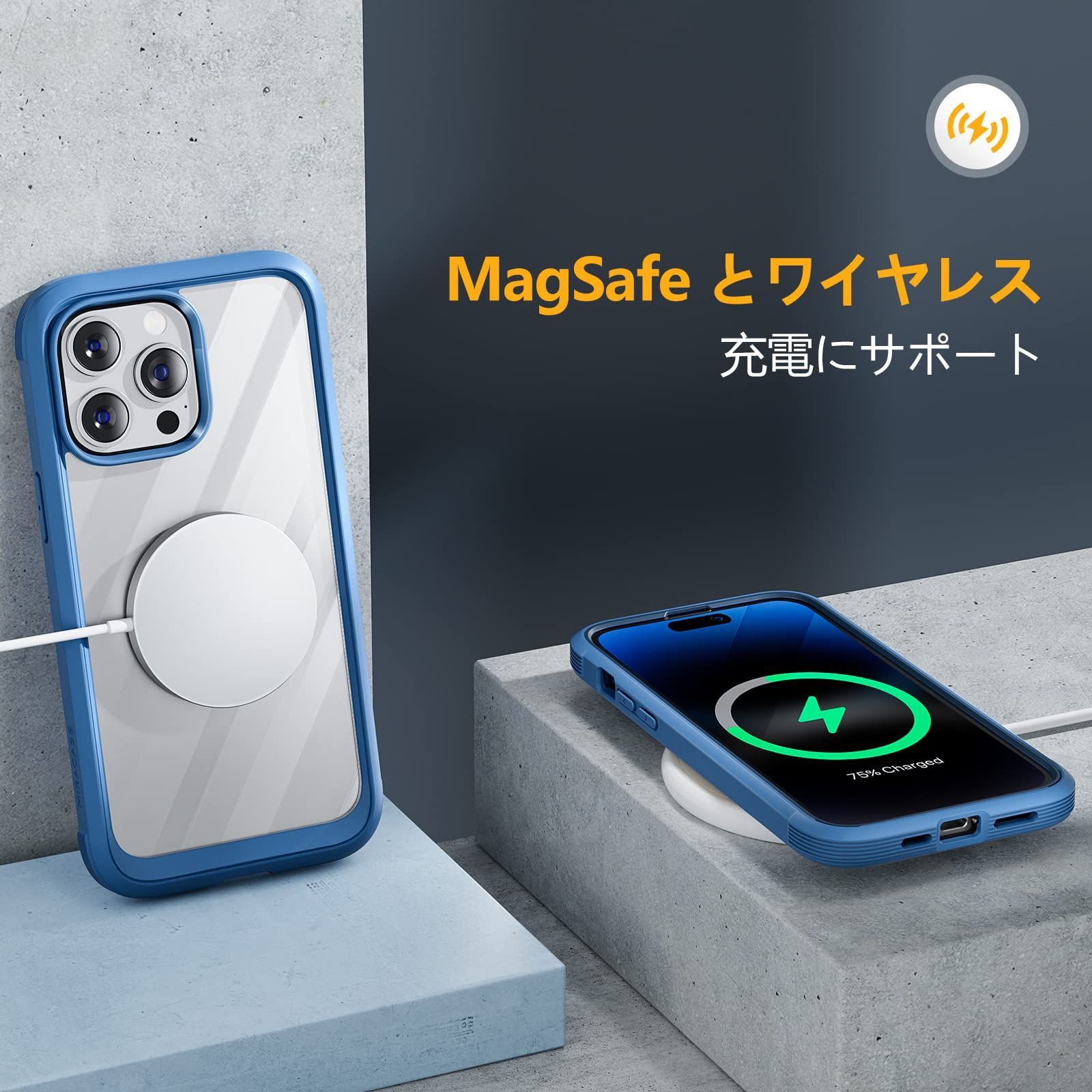 Miracase iPhone14pro用ケース スマホケース iphone14プロ 用 カバー