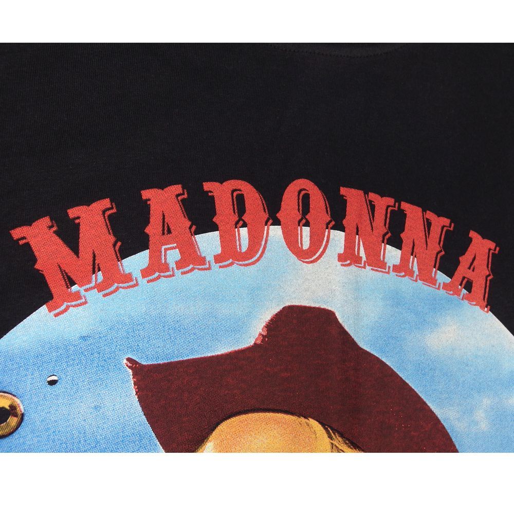 285 MADONNA マドンナ Tシャツ 美品 GILDAN製 ブラック Lサイズ バンド