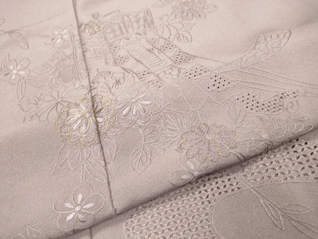 専用帯2015 732 二本セット●中国三大刺繍 汕頭刺繍 相良刺繍 高級正絹紬 平和屋着物▽中国三大刺繍 スワトウ刺繍 汕頭刺繍 相良刺繍 総
