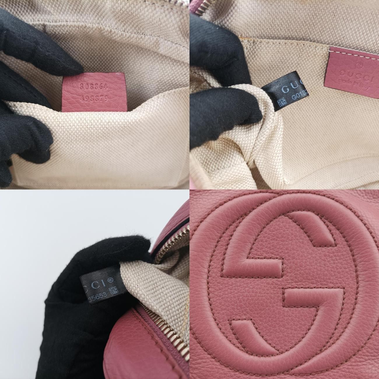 グッチGucciソーホーピンクレザー308364G013235653