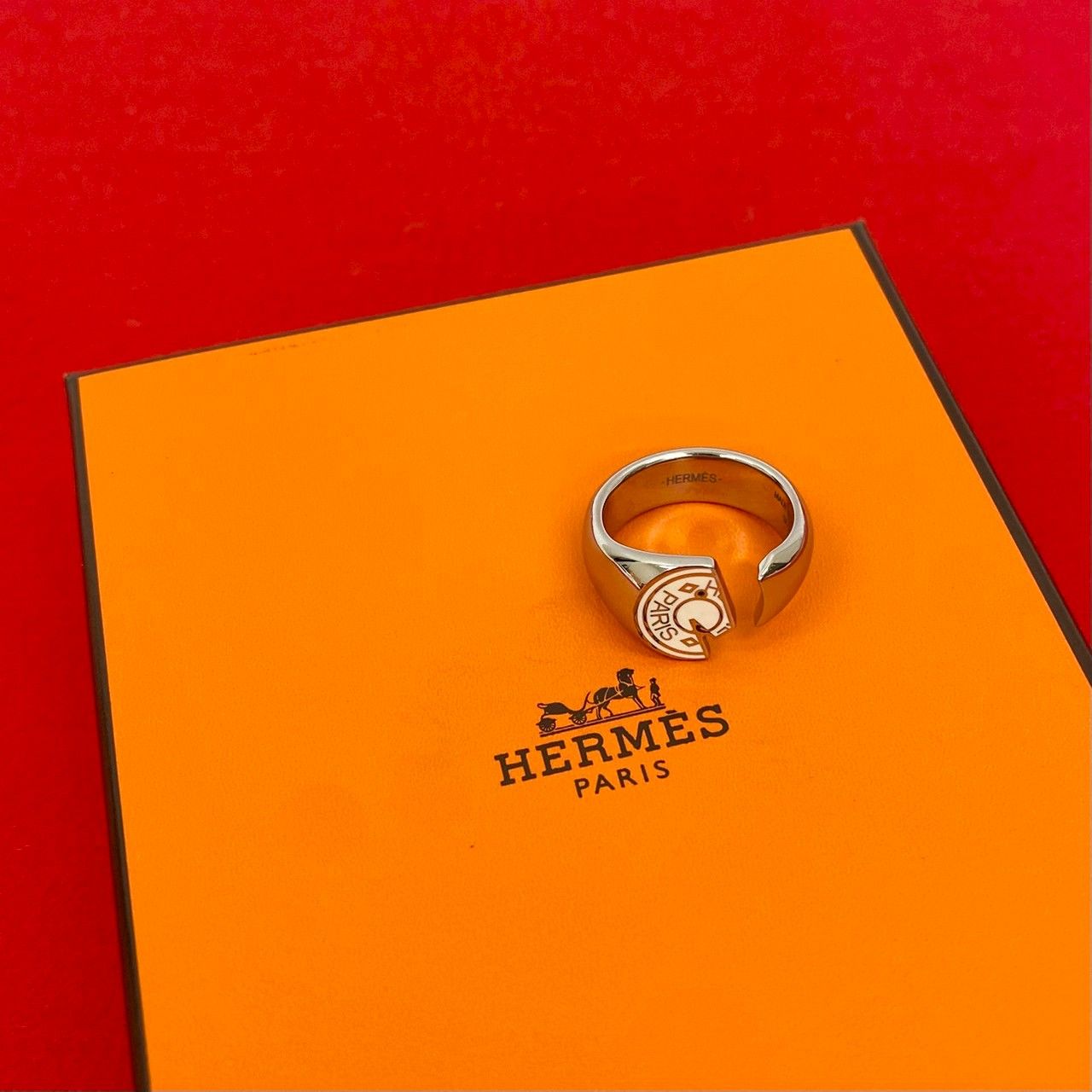 【デザインがカッコいい！】HERMES カルーセルリング HERMES Carrousel(エルメス カルーセル) 指輪・リング(メンズ