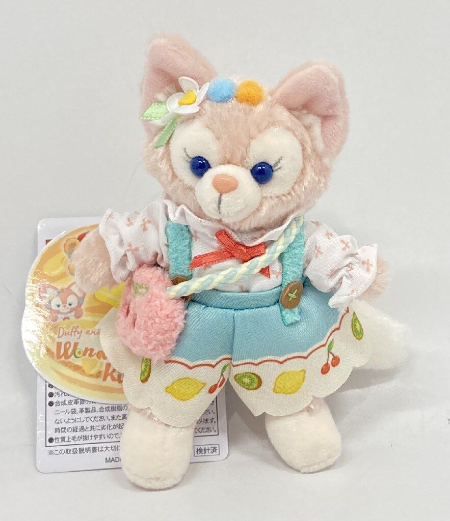 東京ディズニーシー ぬいぐるみバッジ Duffy and Friends リーナベル(チェリーポシェット)/Wonderful Kitchen