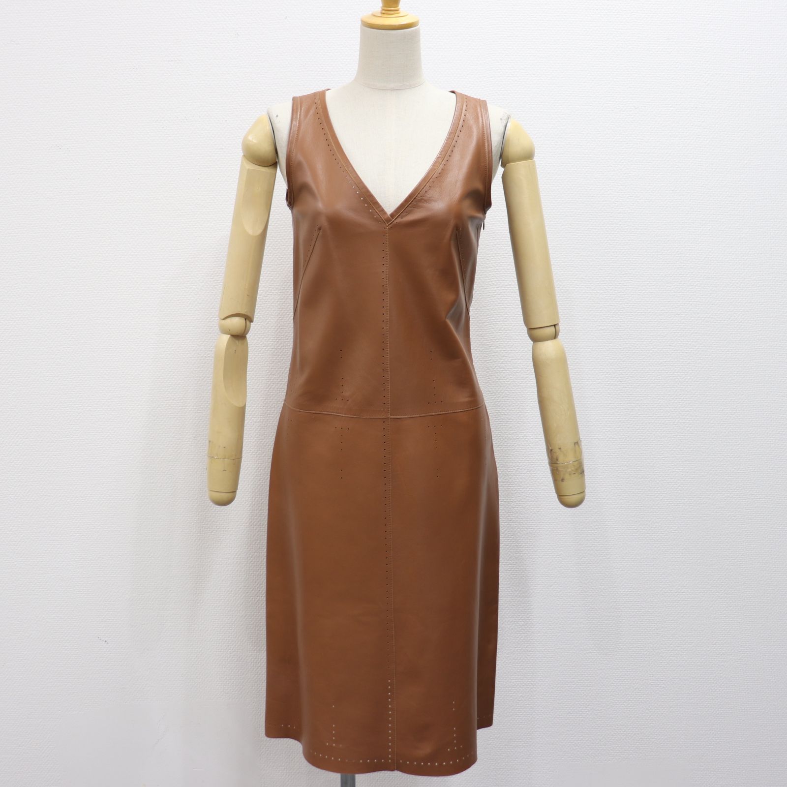 ITJR8MLPYOFI NEIL BARRETT ニールバレット レザー ワンピース  