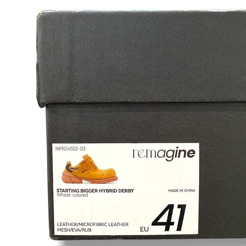 remagine サイズ41 REMAGINE STARTING BIGGER HYBRID DERBY WHEAT－COLORED