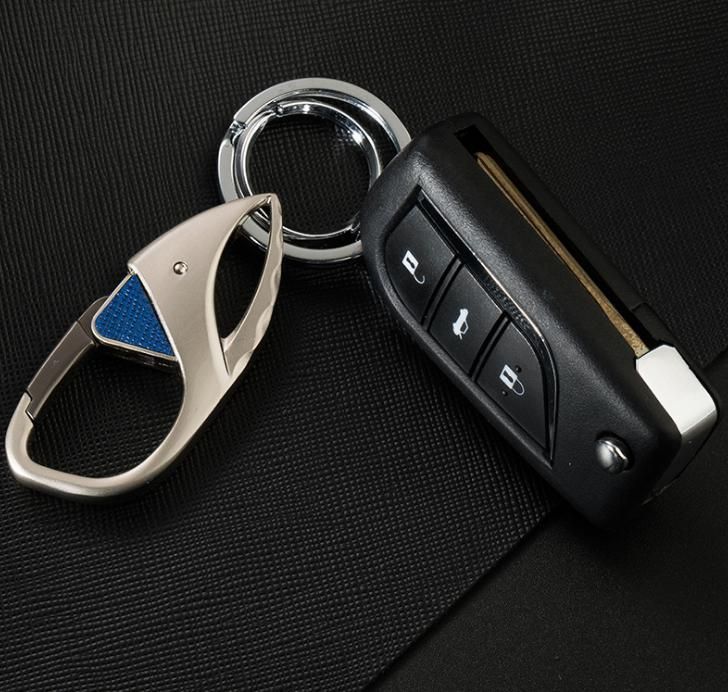 カラビナ 付き キーホルダー キーリング ダブルリング キーフック