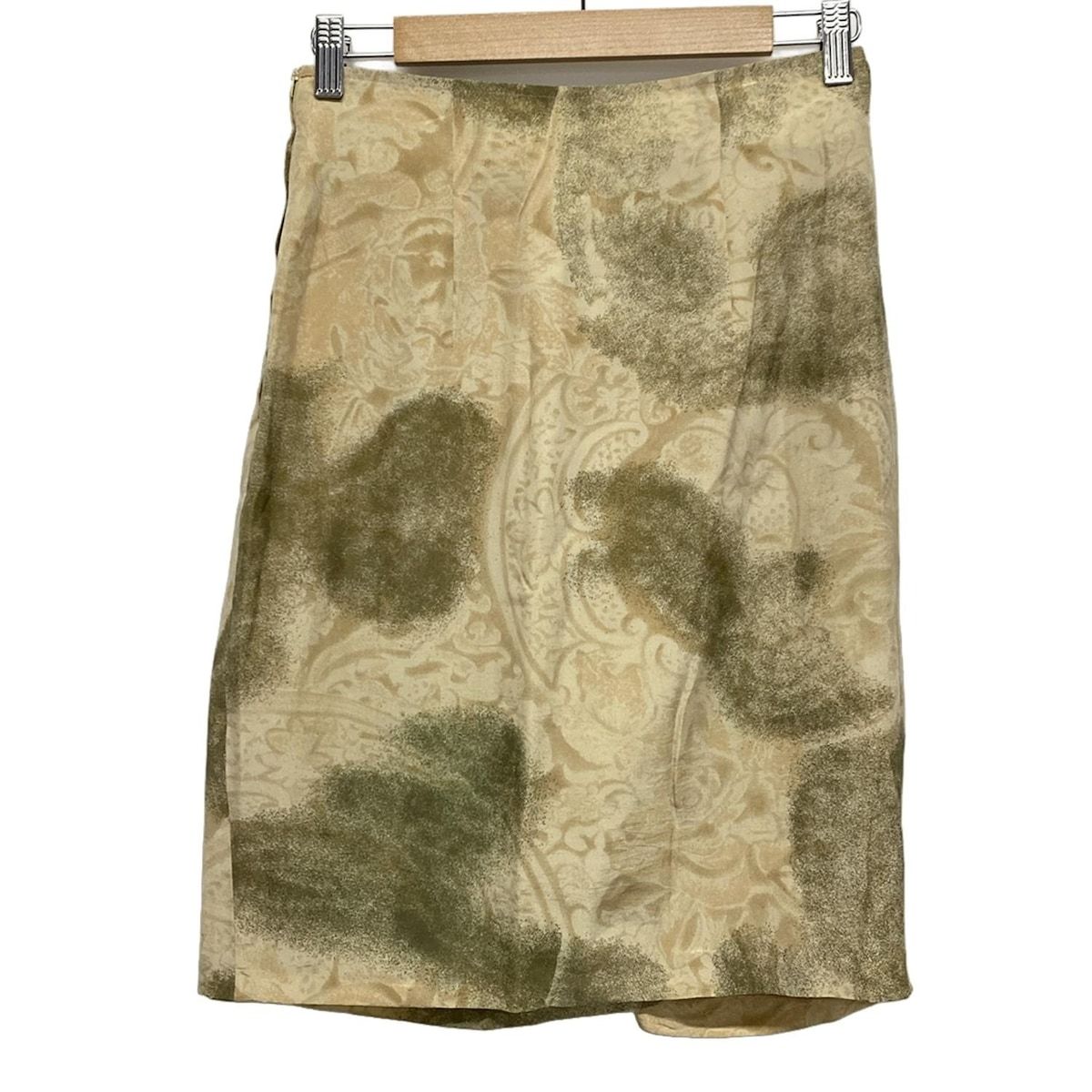 マックスマーラ Max Mara サイズ38 S カーキ レディース レザー ジャケット