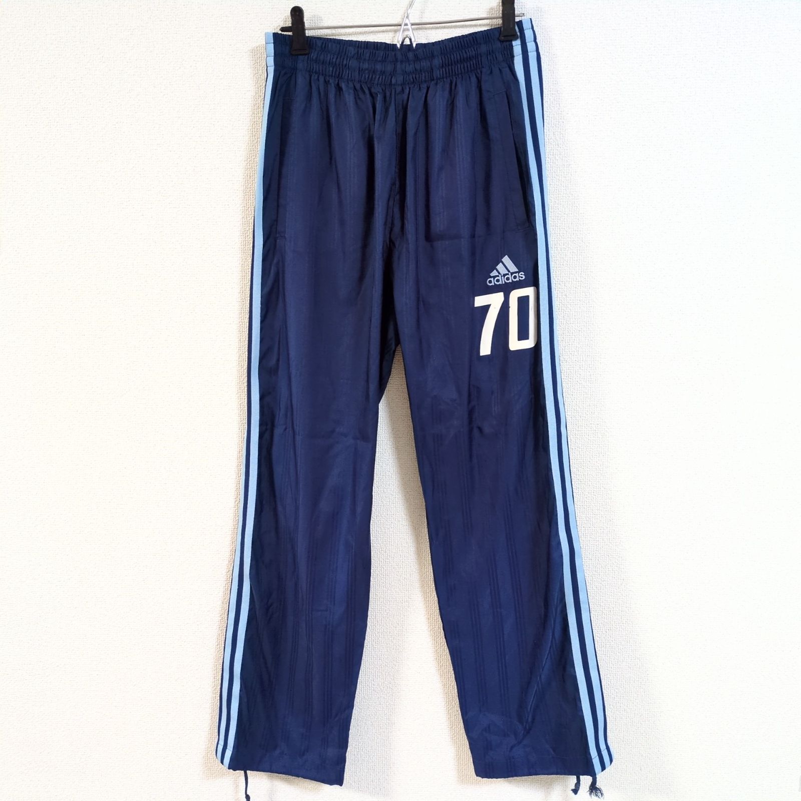 w^)b adidas アディダス ジャージ パンツ ストライプ柄 運動 トラック 