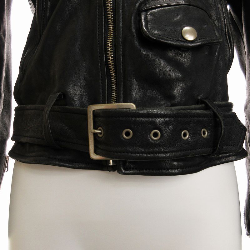 ビューティフルピープル beautiful people shrink leather riders 