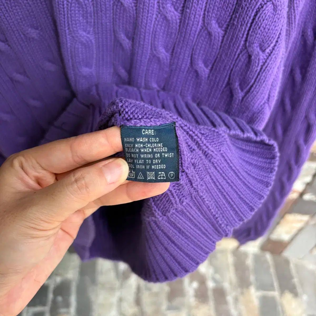  Polo ポロ ケーブル ケーブル編み ニット 長袖 ニット セーター