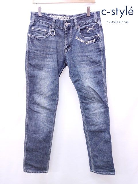 希少 VANSON×FELIX 510 デニムパンツ w30 送料無料 05510-0736-7.jpg