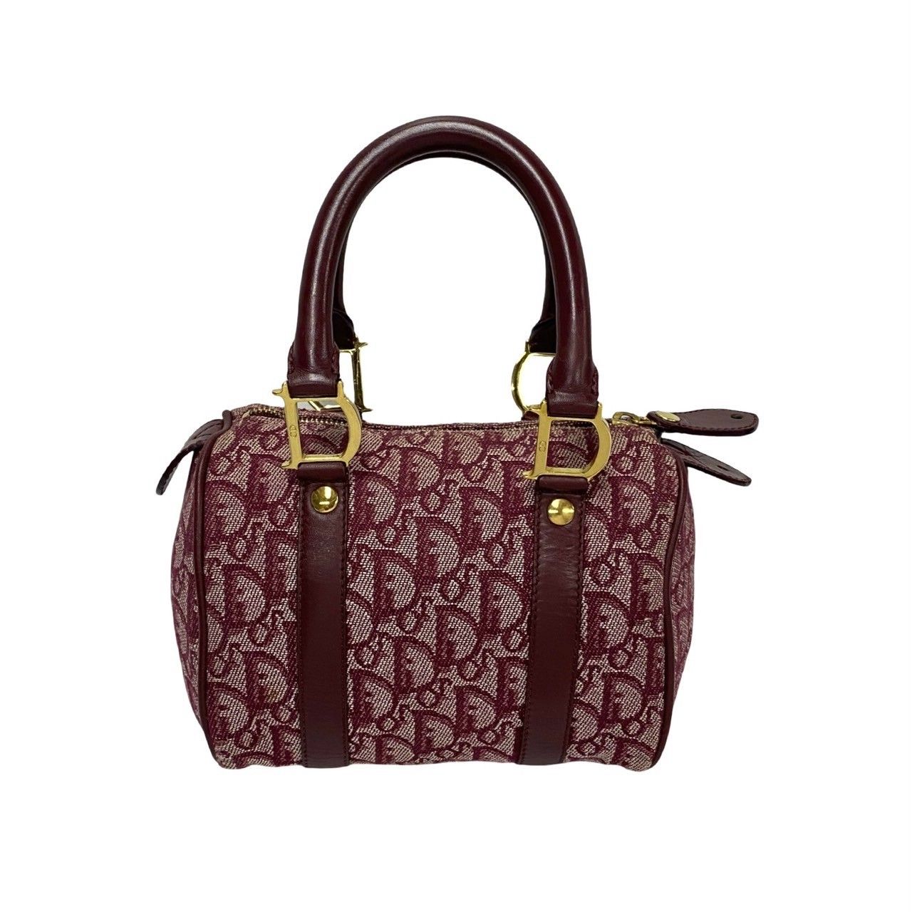 極 美品 Christian Dior ディオール トロッター 柄 レザー 本革  