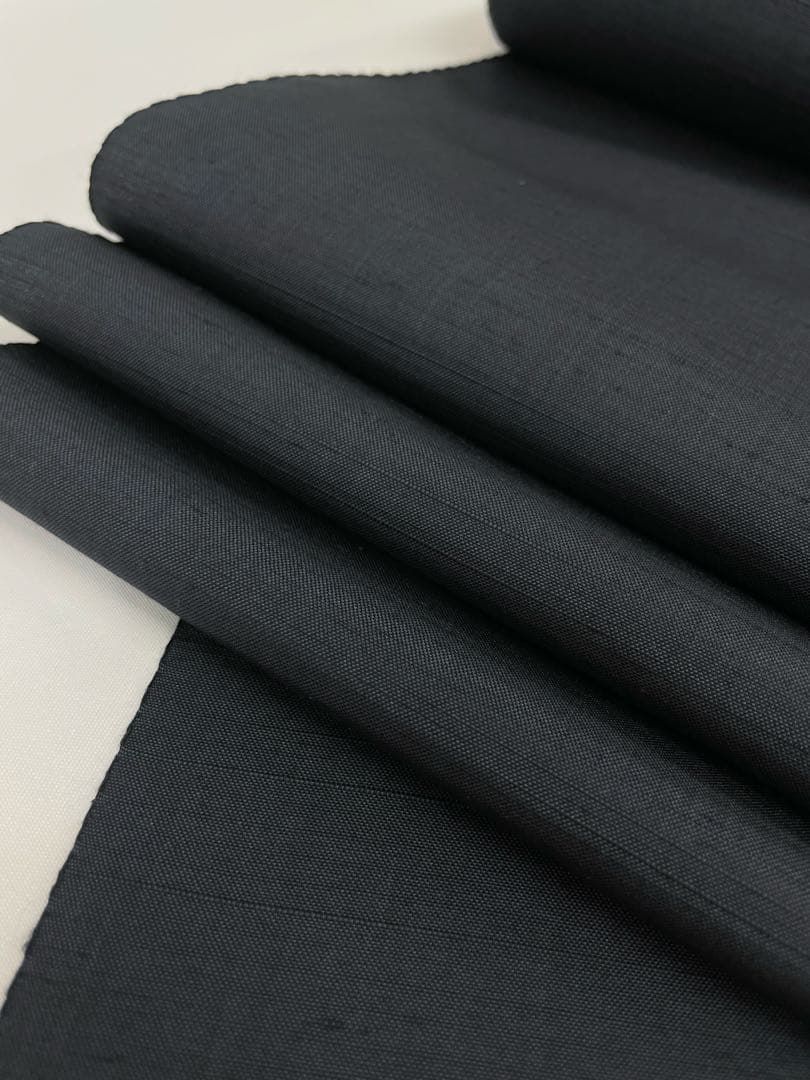 紬 米沢織 無地 蝋色 41.5cm巾 正絹 反物 - メルカリ