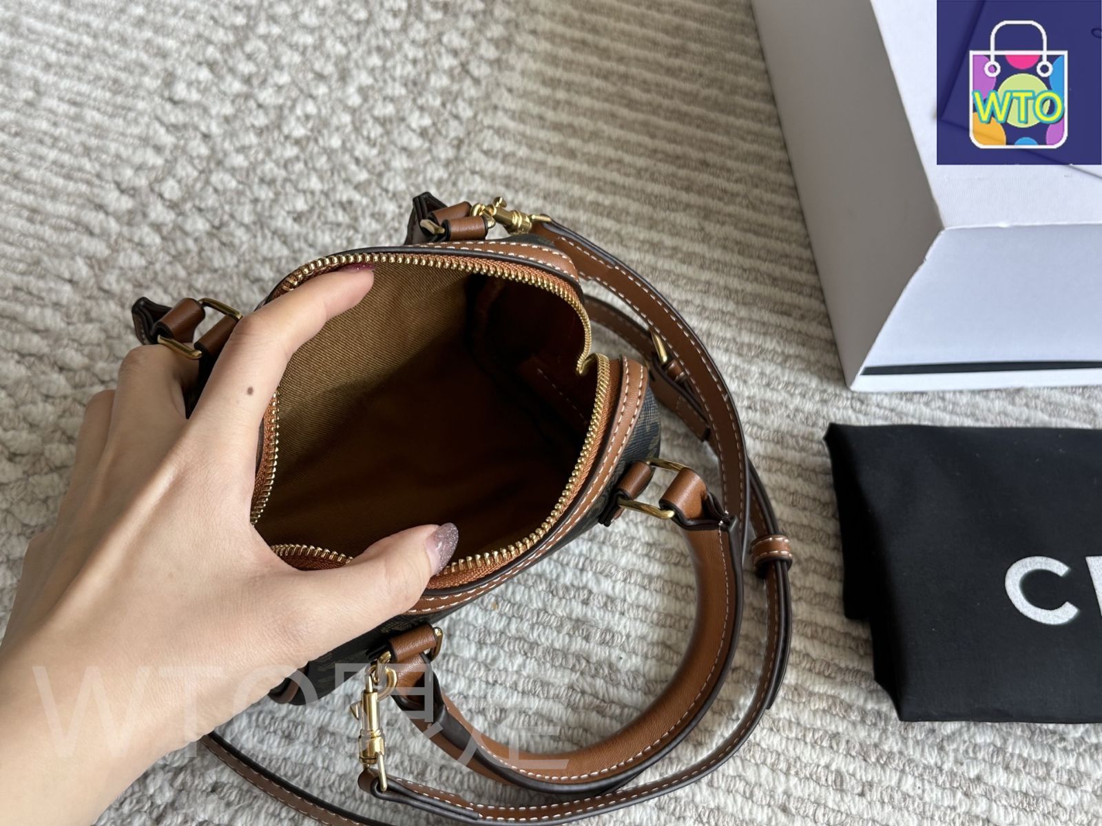 今日 Gorgeous CELINE ゴージャスセリーヌ ヴィンテージ ピローミニバッグ-WTO輸入 DECORATOM_COM_BR